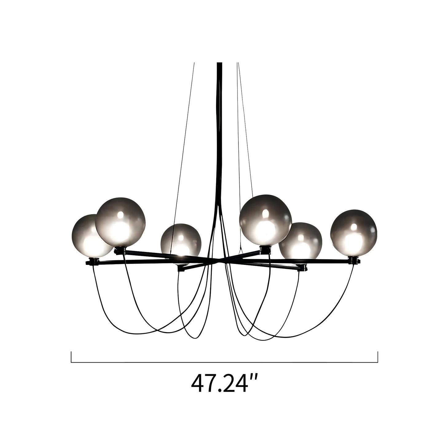 Globe Chandelier Lamp