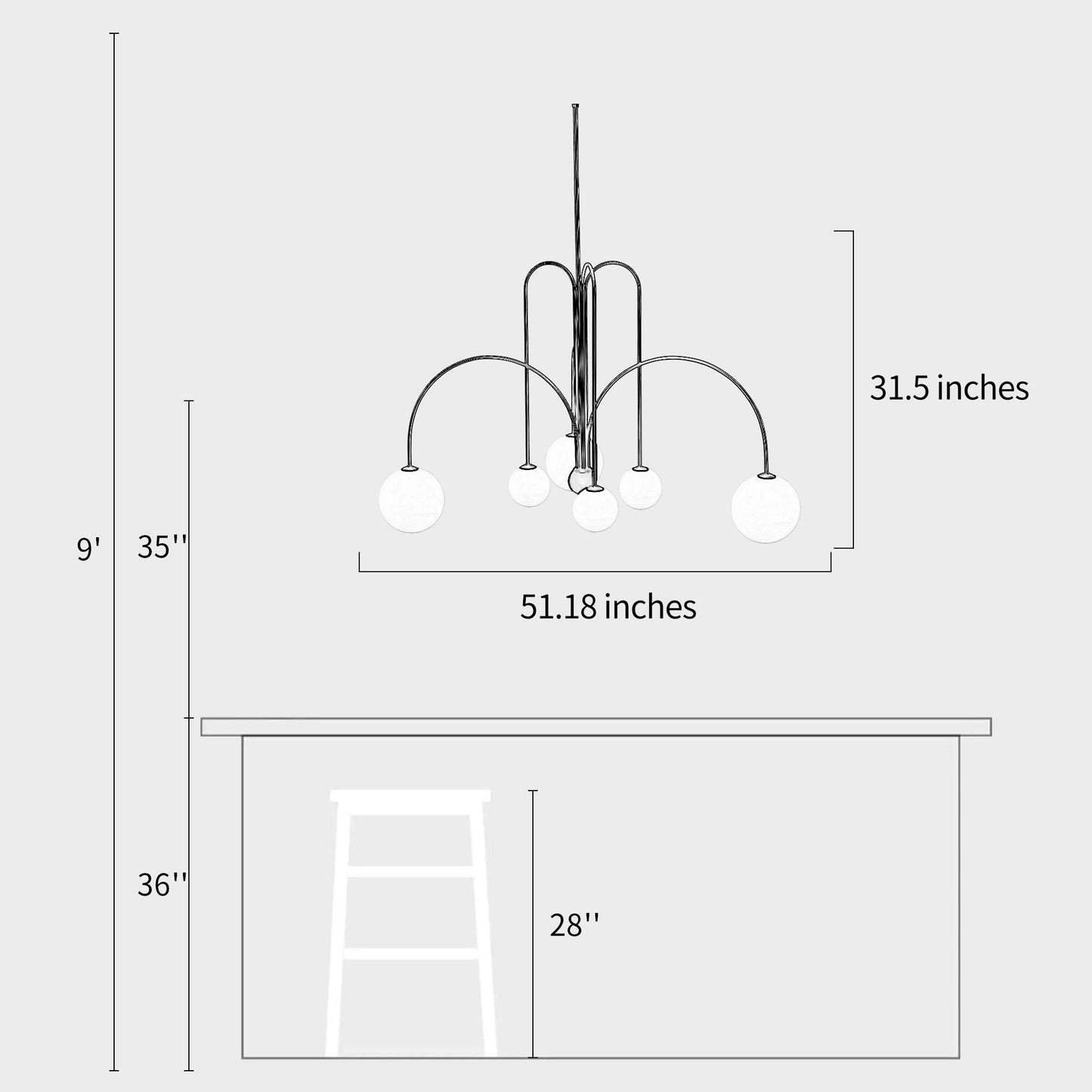 Gran Finale Suspension Light