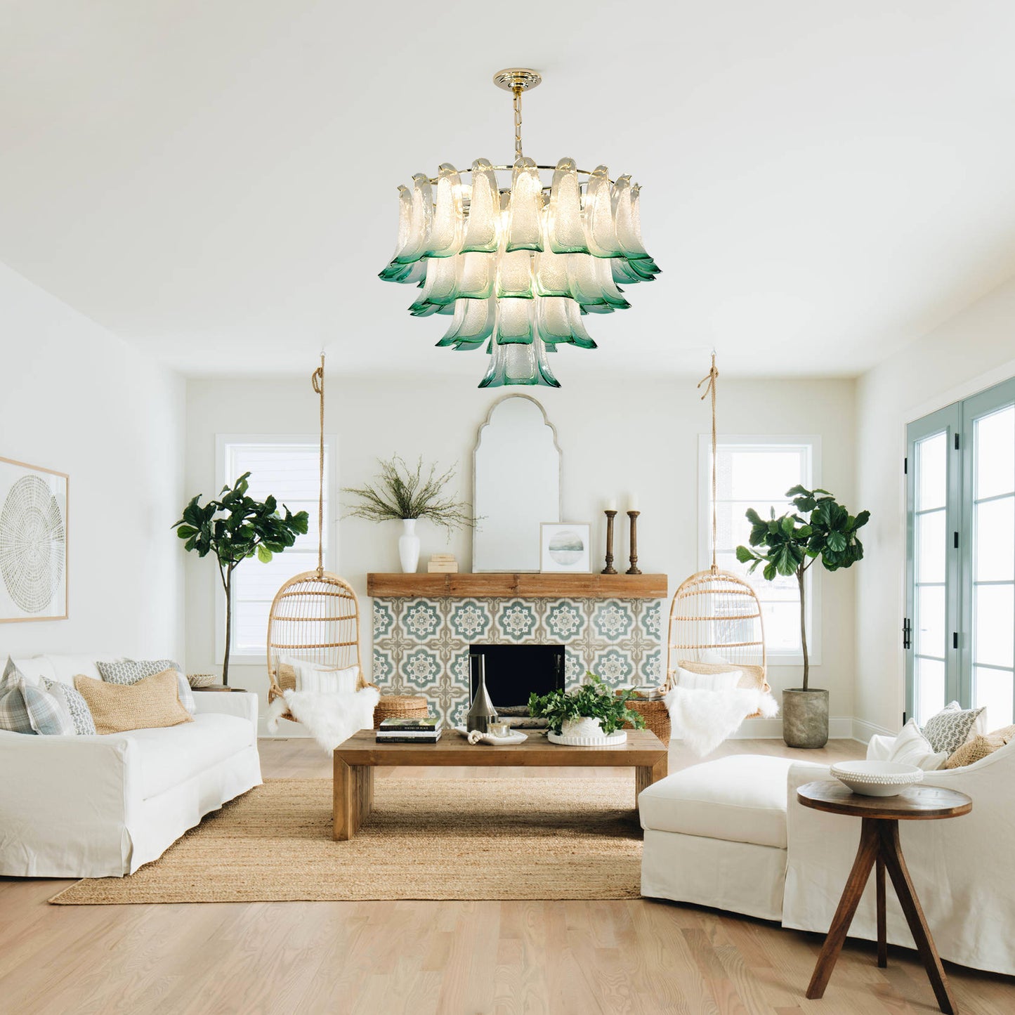 MARIELLE Mid Century Petal Chandelier