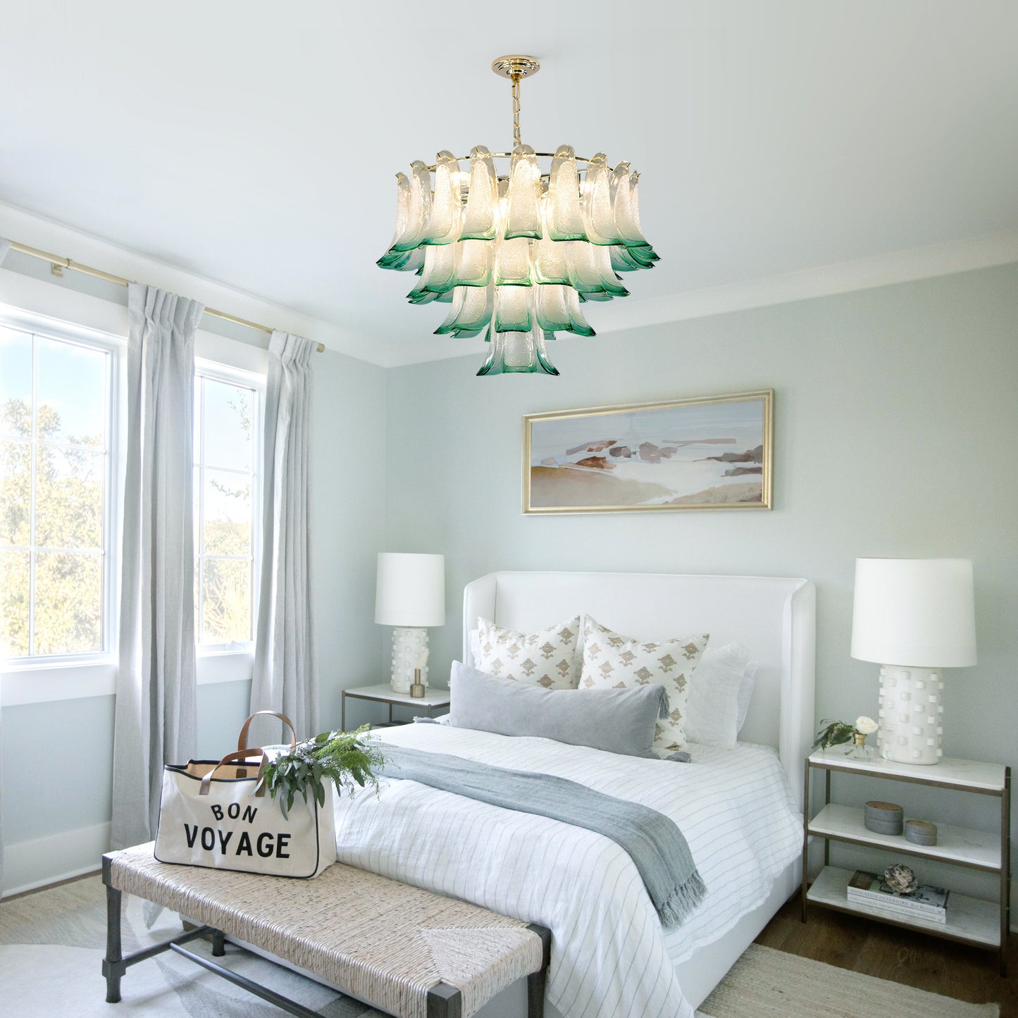 MARIELLE Mid Century Petal Chandelier