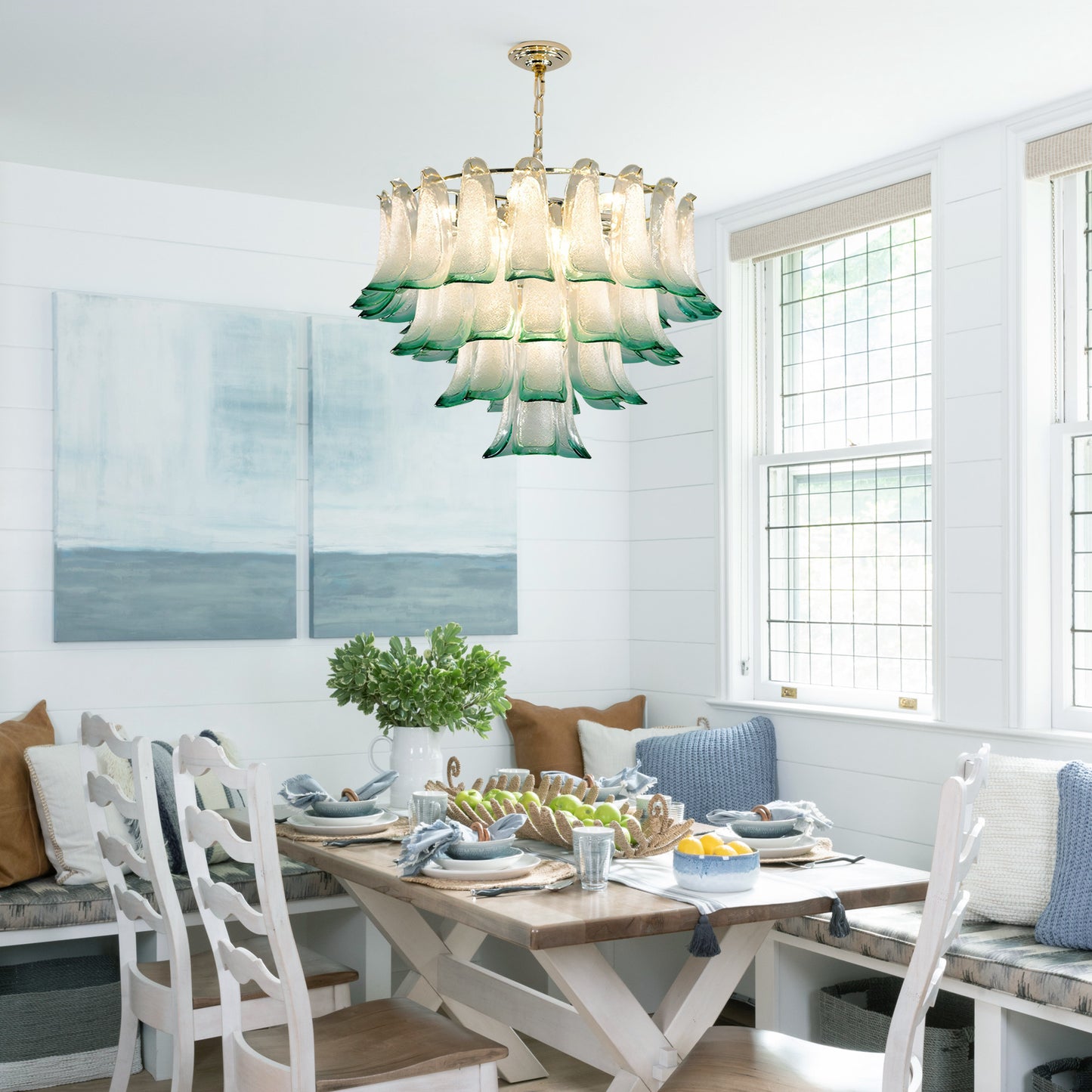 MARIELLE Mid Century Petal Chandelier