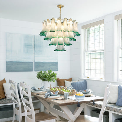 MARIELLE Mid Century Petal Chandelier