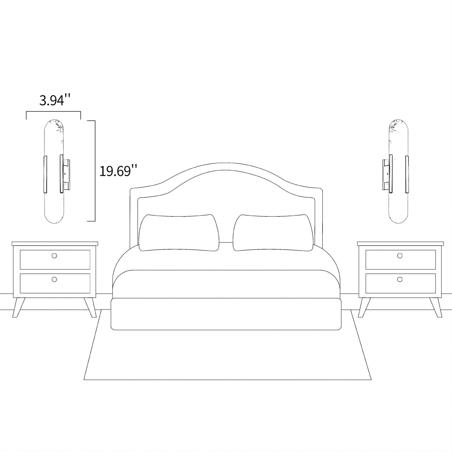 Melange Elongated Sconce