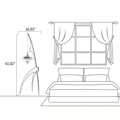 N°14.950 Mante Religieuse Floor Lamp