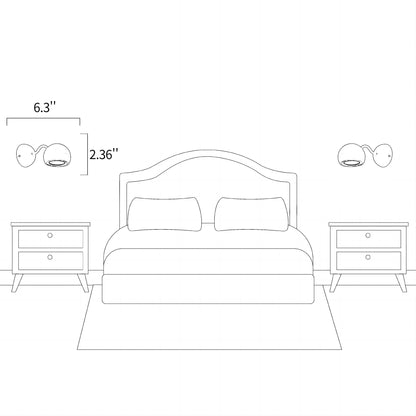 Rotating Wall Lamp
