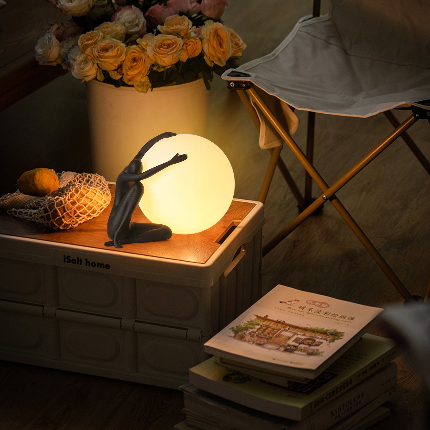 Statue Deco Table Lamp-A