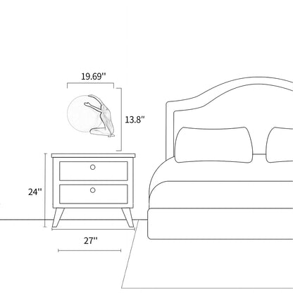 Statue Deco Table Lamp-A