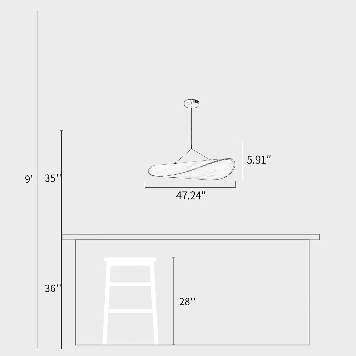 Tense Pendant Lamp