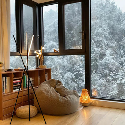 Three-pronged Vertical Floor Lamp